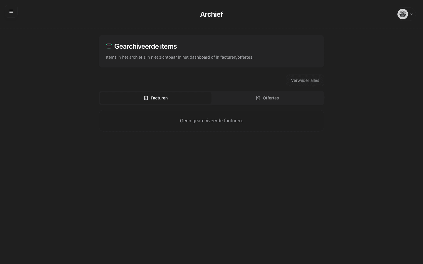OfferteHulp Archief - Beheer gearchiveerde documenten