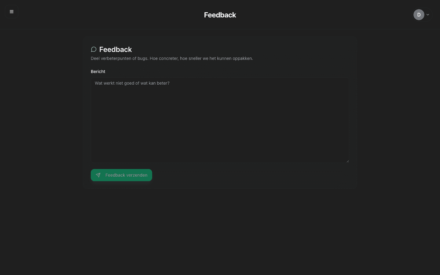 OfferteHulp - Feedback geven